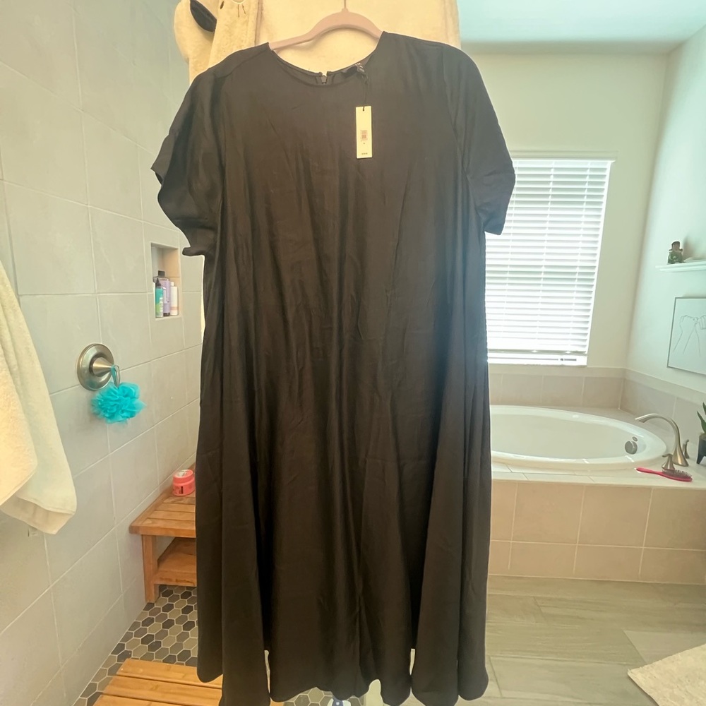 Banana Republic Black Midi Dress